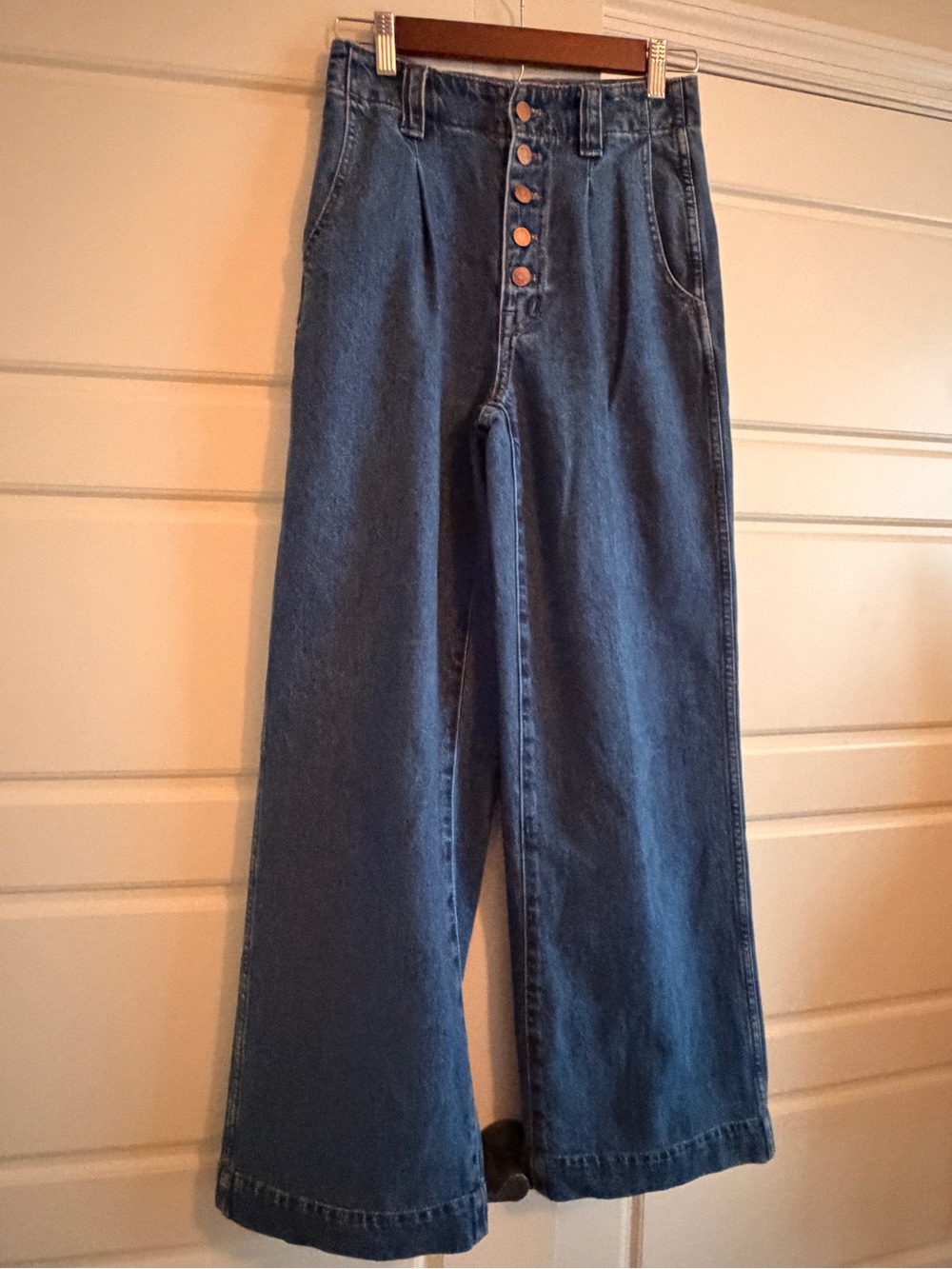 Madewell High-Rise Super Wide-Leg Button-Fly Women’s Jeans